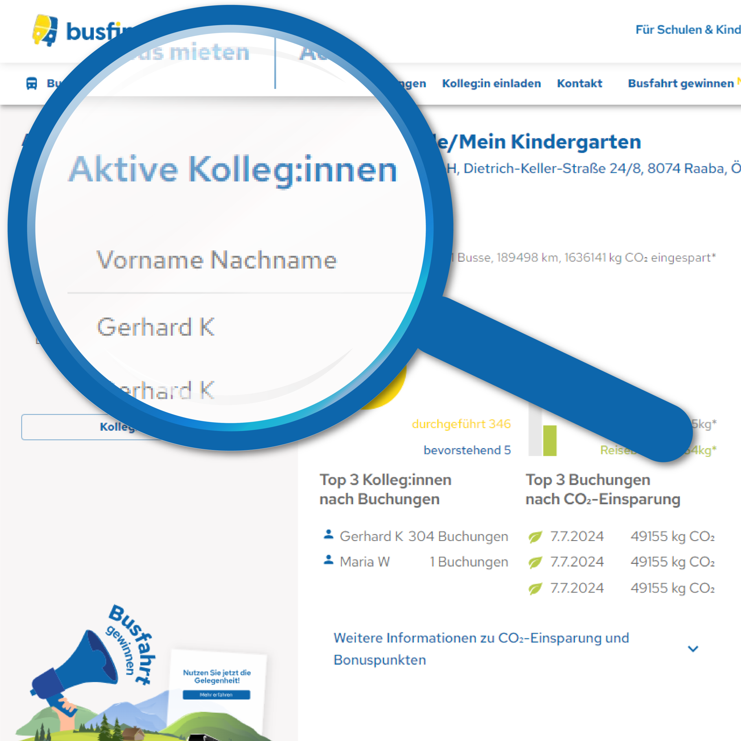 Kolleg:in einladen & gemeinsam profitieren